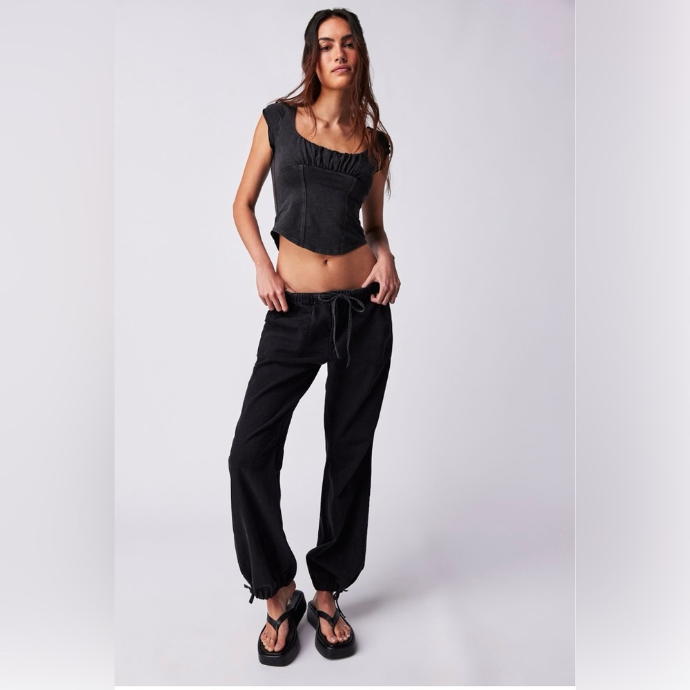 Free People Play Hard Low Rise Jean